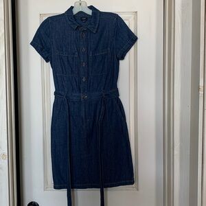 J. CREW COTTON DENIM DRESS